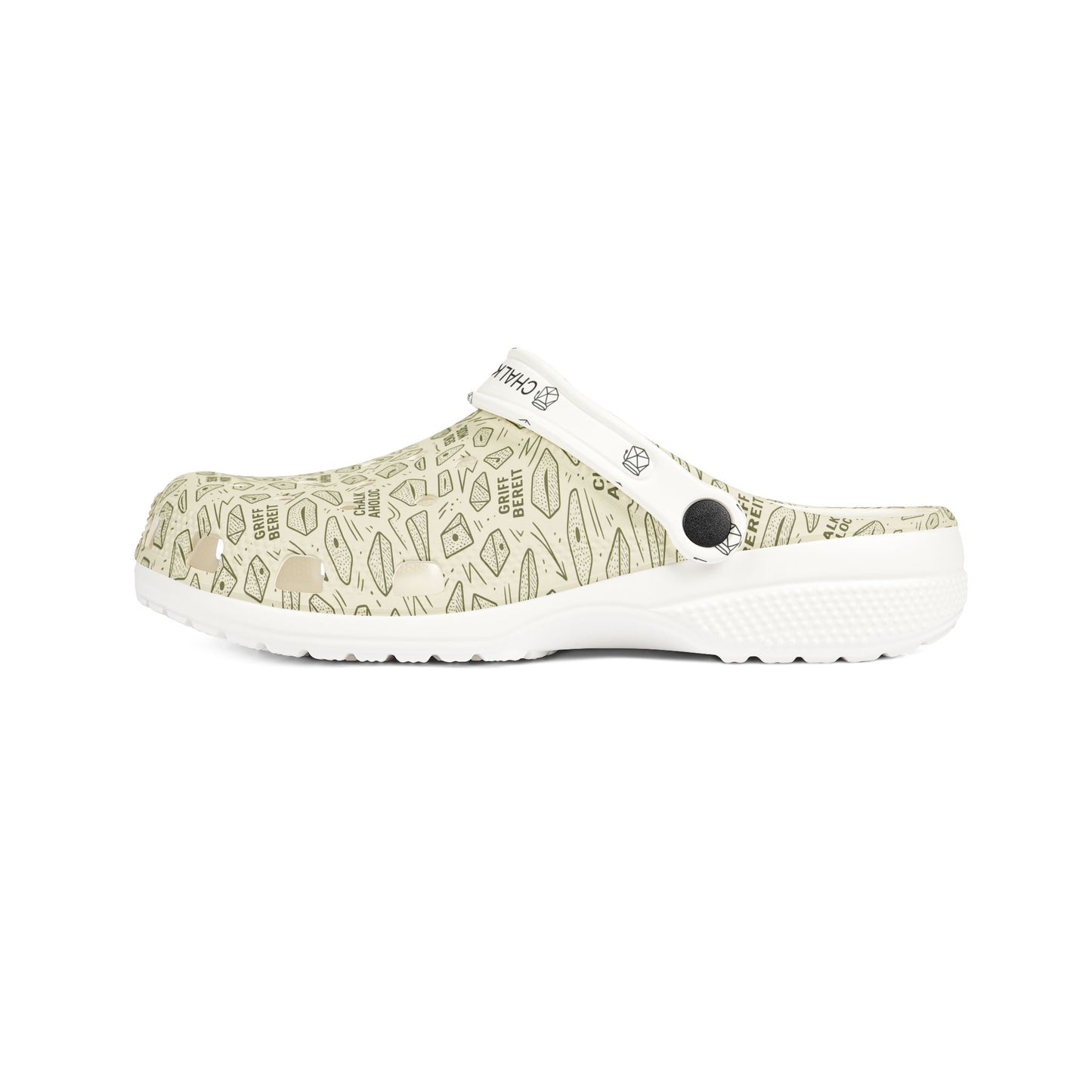 Comfortable EVA Foam Rubber Clogs with Positive Messages