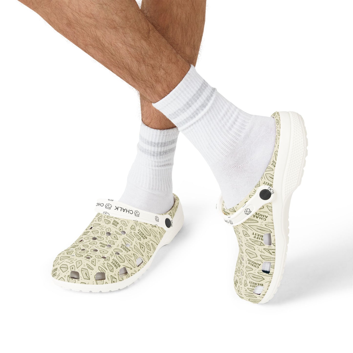 Comfortable EVA Foam Rubber Clogs with Positive Messages