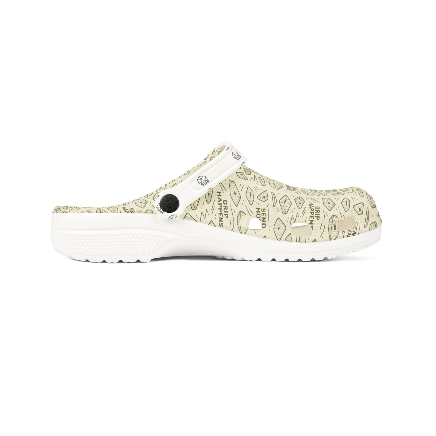 Comfortable EVA Foam Rubber Clogs with Positive Messages