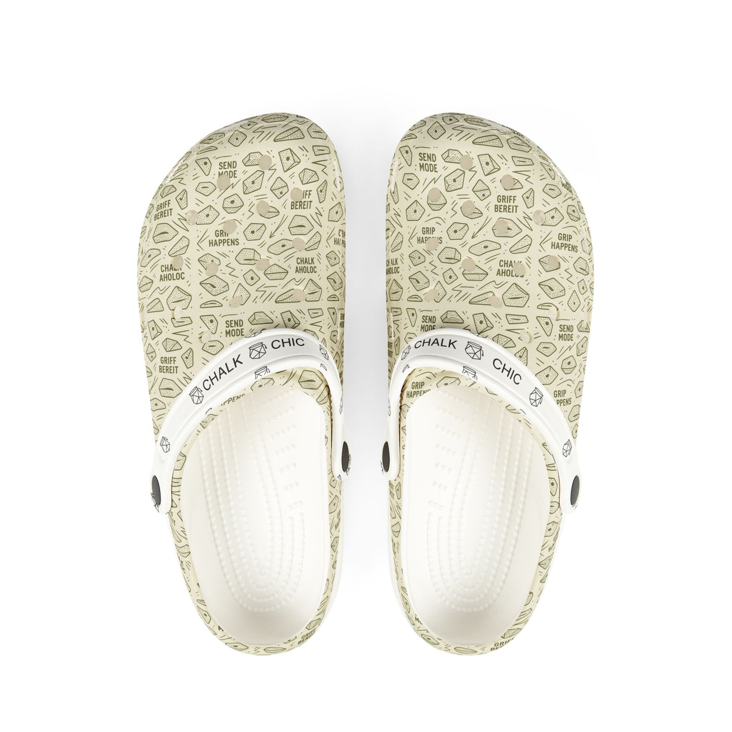 Comfortable EVA Foam Rubber Clogs with Positive Messages